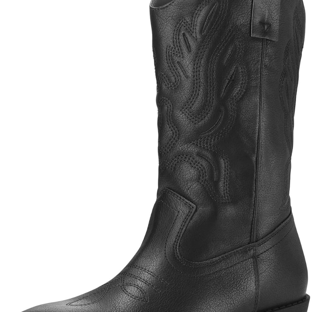 Black Leather Women's Boots